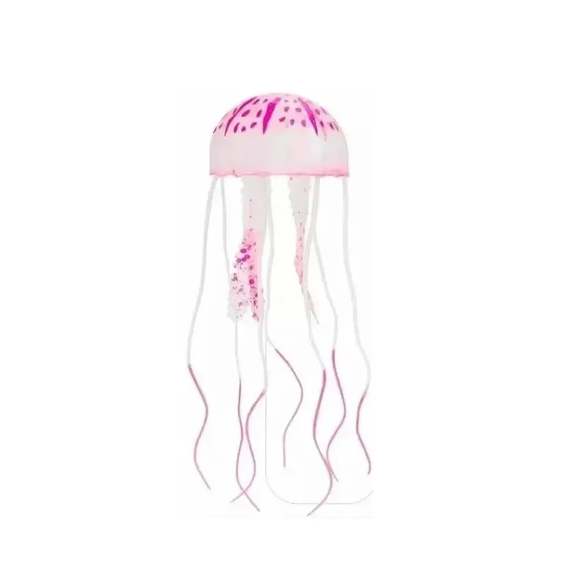 Fish Aquarium Aquarium Decoration Glowing Silicone Fake Jellyfish Artificial Ornaments For Aquarium Fish Tanks Landscaping Decoration