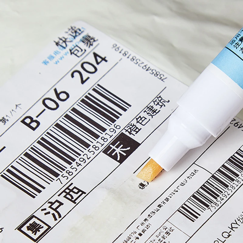 Thermal Paper Eraser Pen Versatile Protective Data Remover Thermal Printing Paper Takeaway Courier Bill Privacy Alteration Pen