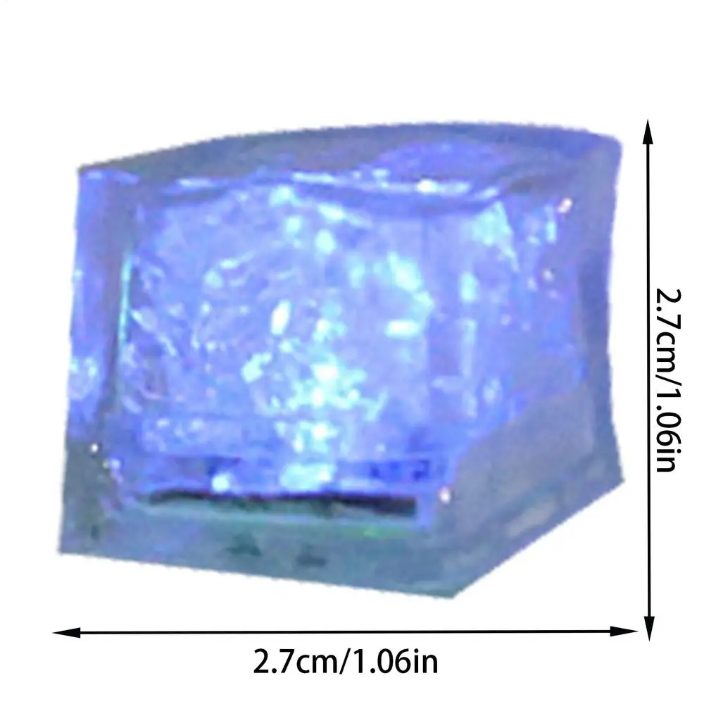 Light Up Cubes For Bathtub Kids LED Glow Ice Cubes Multicolor Bath Cubes Water Activated Light Up Bath Cubes For Kids Family