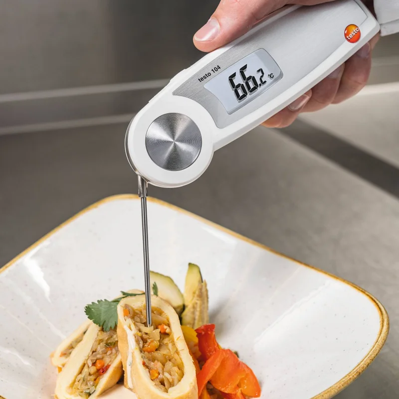 Testo 104 방수 식품 안전 검사 온도계 -50 +250C 디지털 휴대용 이상적 0563 0104