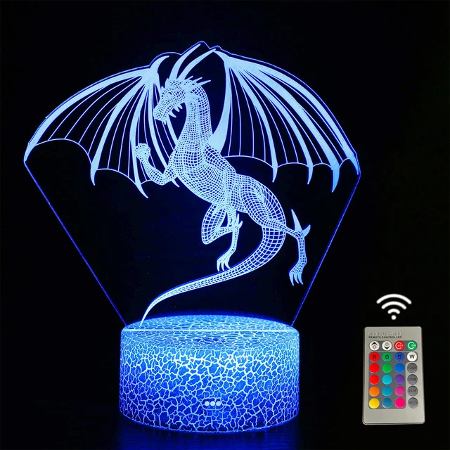 Lampe LED 3D RVB pour chambre d'enfant, configuration de jeu, USB 62,  veilleuses de chambre, lampe de table, éclairage intérieur, cadeaux -  AliExpress