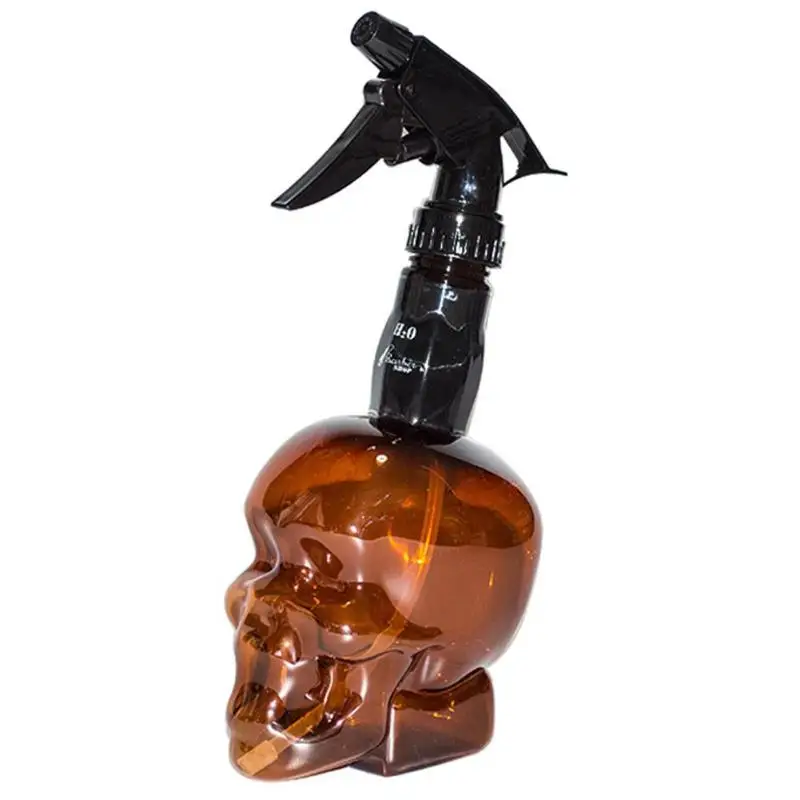 500ml Skull Shape Hairdressing Spray Bottle Superior Quality Hair Styling Skillful Manufacture Water Mist Sprayer Tool mini 9 3 3 8cm pu kendama wooden toy professional kendama skillful juggling ball game toys for children outdoors