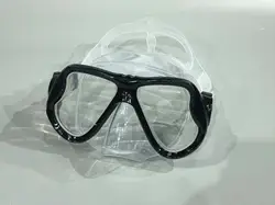 Adult Snorkeling Mask Set with Anti-Slip Buckle (1900blackT)
