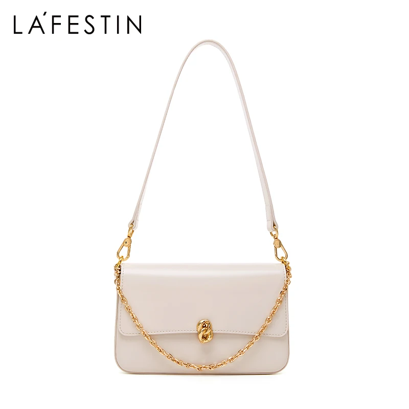 Original LA FESTIN New Fashion Elegant One Shoulder Crossbody Bag Women's High Quality Small Chain Small Square Bag