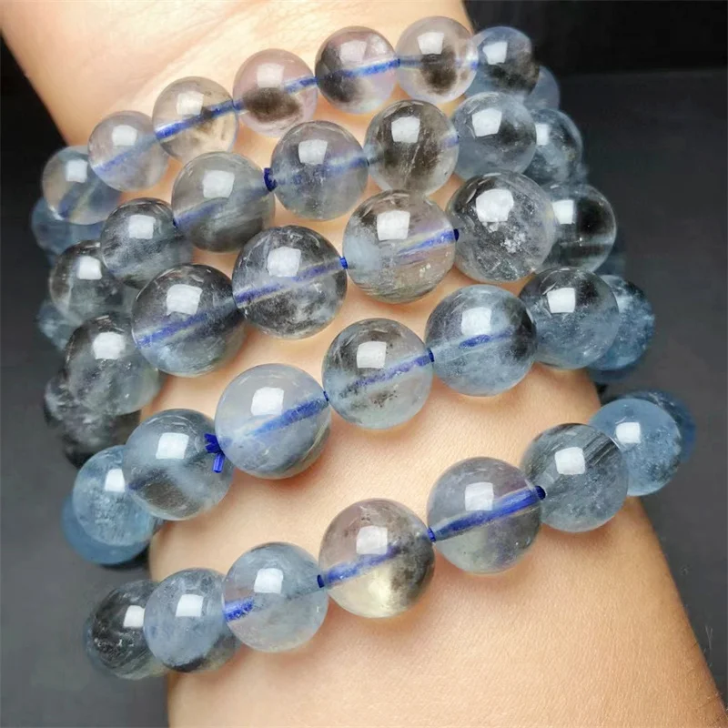 

Natural Devil Blue Bracelet Fashion Gemstone Crystal Jewelry Bangle For Women Healing Bohemia Holiday Gift 1pcs