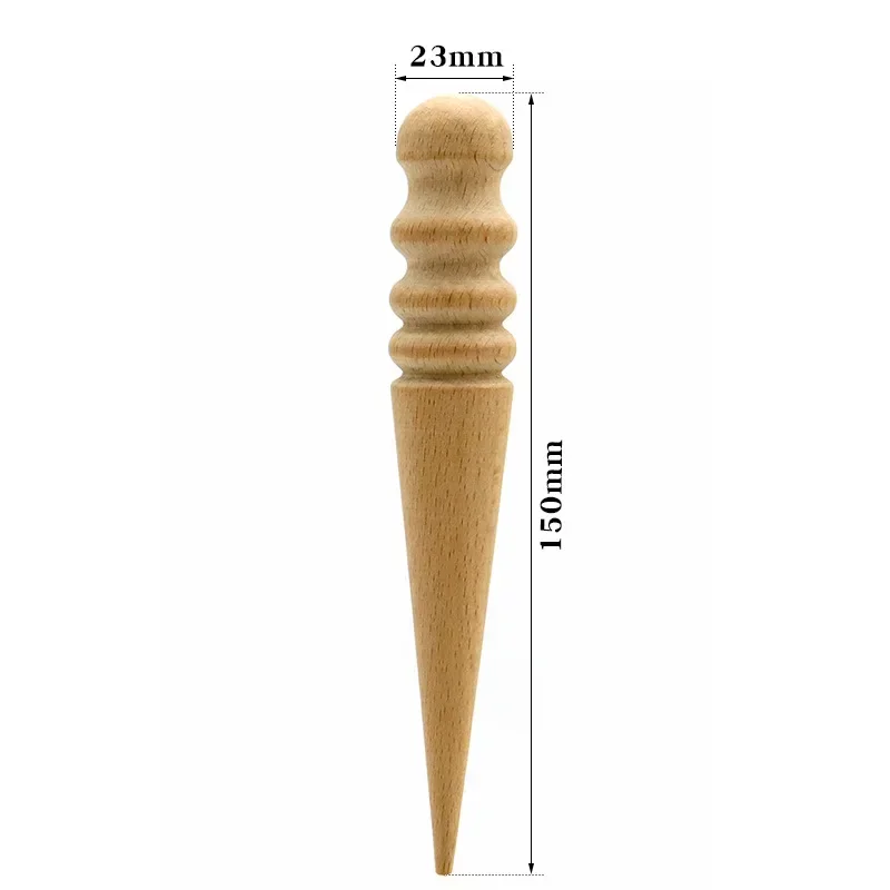 Leather Tools Leather Craft Tool Kit Leather Craft Tools Leather Craft Tool Wood Leather Solid Wood Round Burnishing Edge for Polished Edge Leather Craft Working Tool Craft Kit