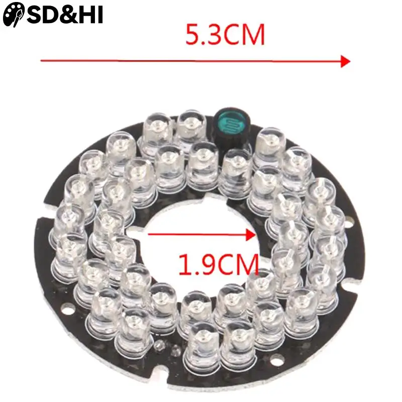 Infrared LED Board IR 36 LED Light Board 850nm Module For Day Night Vision Camera Security Camera High Definition