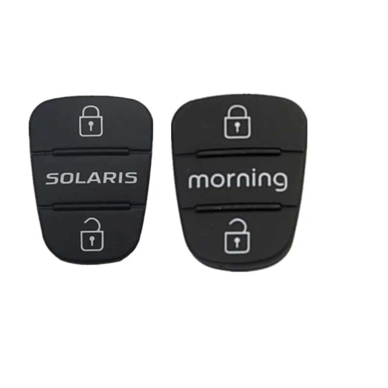 Car Key Shell Hindley Car Key Case Rubber Pad for Hyundai Kia Picanto Rio Solaris Accent Tucson L10 L20 L30 Rio Ceed Morning Elantra Verna