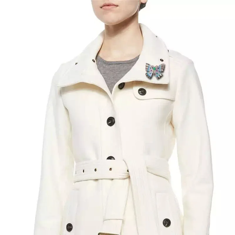 European and American vintage vintage butterfly insect brooch