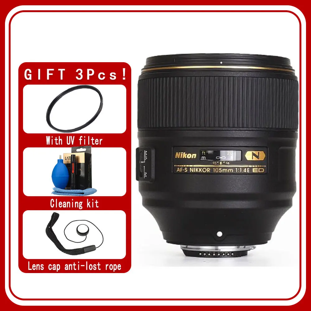 Nikon Af-S Nikkor 105Mm F/1.4E Ed Lens