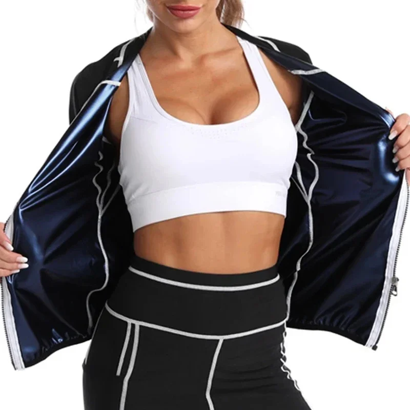 

Jacket Sweat Top Pants Body Shapers Fitness Shirts Leggings Thermo Long Sleeves Trousers Gym