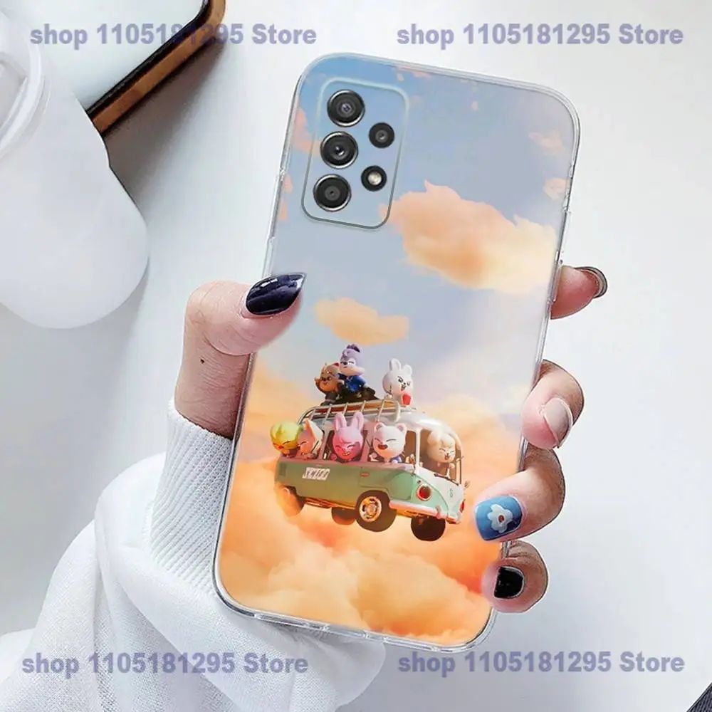 Kpop-Inspired S-Stray-K-Kids Skzoos Transparent Silicone Phone Case