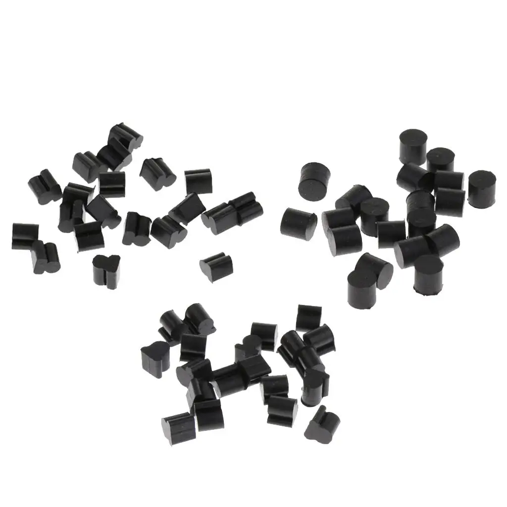 Set of 20pcs Rotor Rubber French Horn Trombone Tuba Set (Black) trombone repair accessories,woodwind instrument accessories