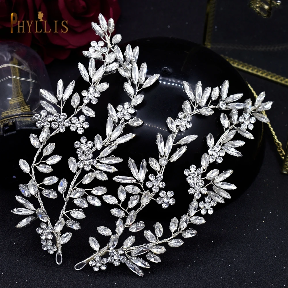 

A330 Handmade Bride Headdress Crystal Wedding Accessories Fashion Korean Headpiece Bridesmaid Head Jewelry Gift Women Tiara