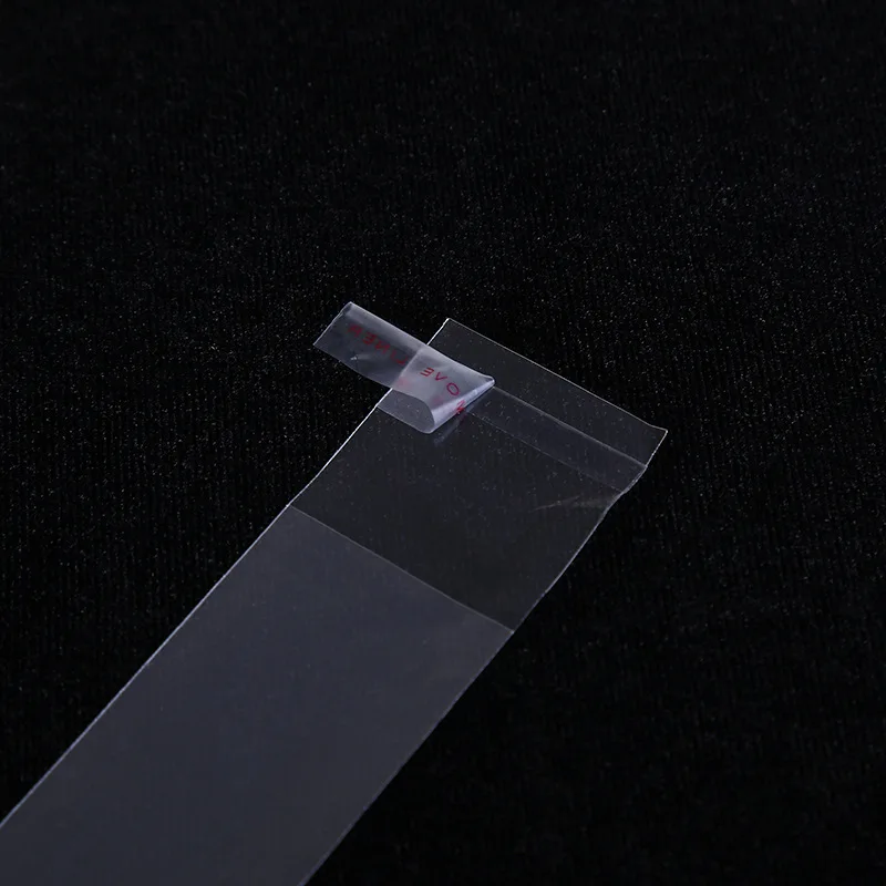 TETP 200pcs/Lot Long Clear Self Adhesive Bags Necklace Accessories Gift Packaging Storage Dustproof Cellophane OPP Plastic 3