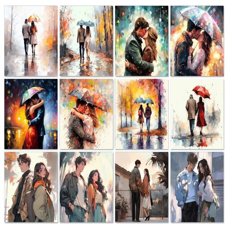 

Frame Paint By Number Kits For Adults Handpainted Oil Painting By Numbers Figure On Canvas Drawing Colouring Home Decor Gift