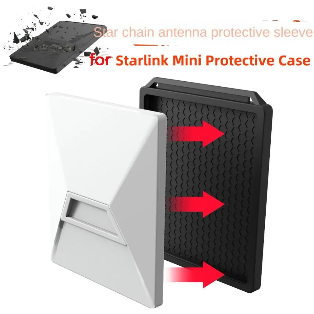 Silicone for Starlink Protective Shell Scratch-resistant Anti-reflection Full Coverage Protective Case Anti-drop for Starlink