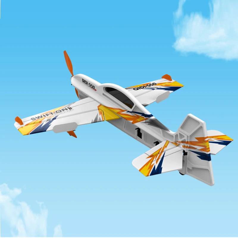 QIDI550 RC Plane 2.4G Remote Control Aircraft Brushless Motor 3D Stunt Glider EPP Foam Flight Airplane Toy for Children Adults 2