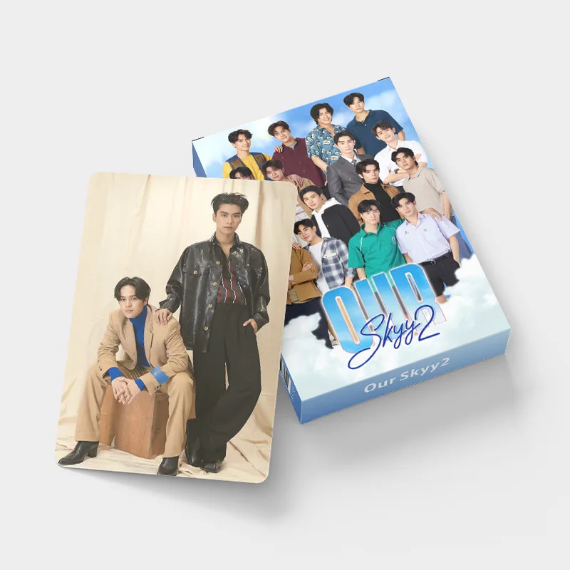 30Pcs Thai Drama Series Our Sky 2 LOMO Card Album Double Sided Photo Card Fans Collection Small Photocards Gift