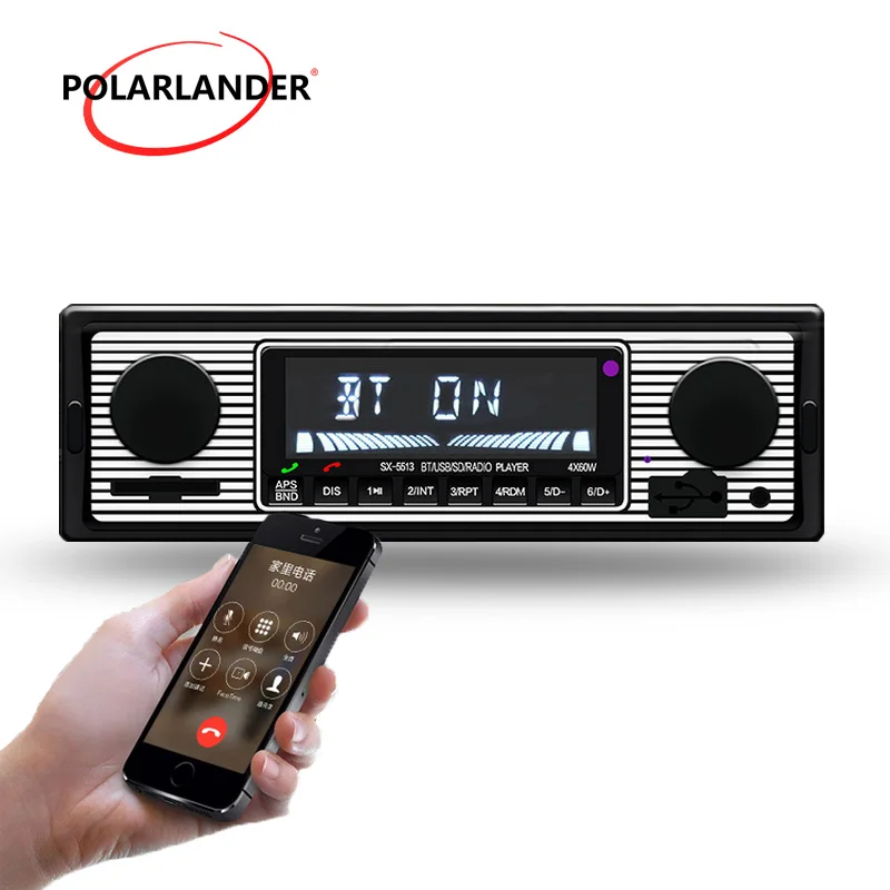 Автомагнитола 1din, 12 В, FM, MP3, новая Электроника, Bluetooth, автомобильное радио, USB, SD, AUX, аудио аксессуары