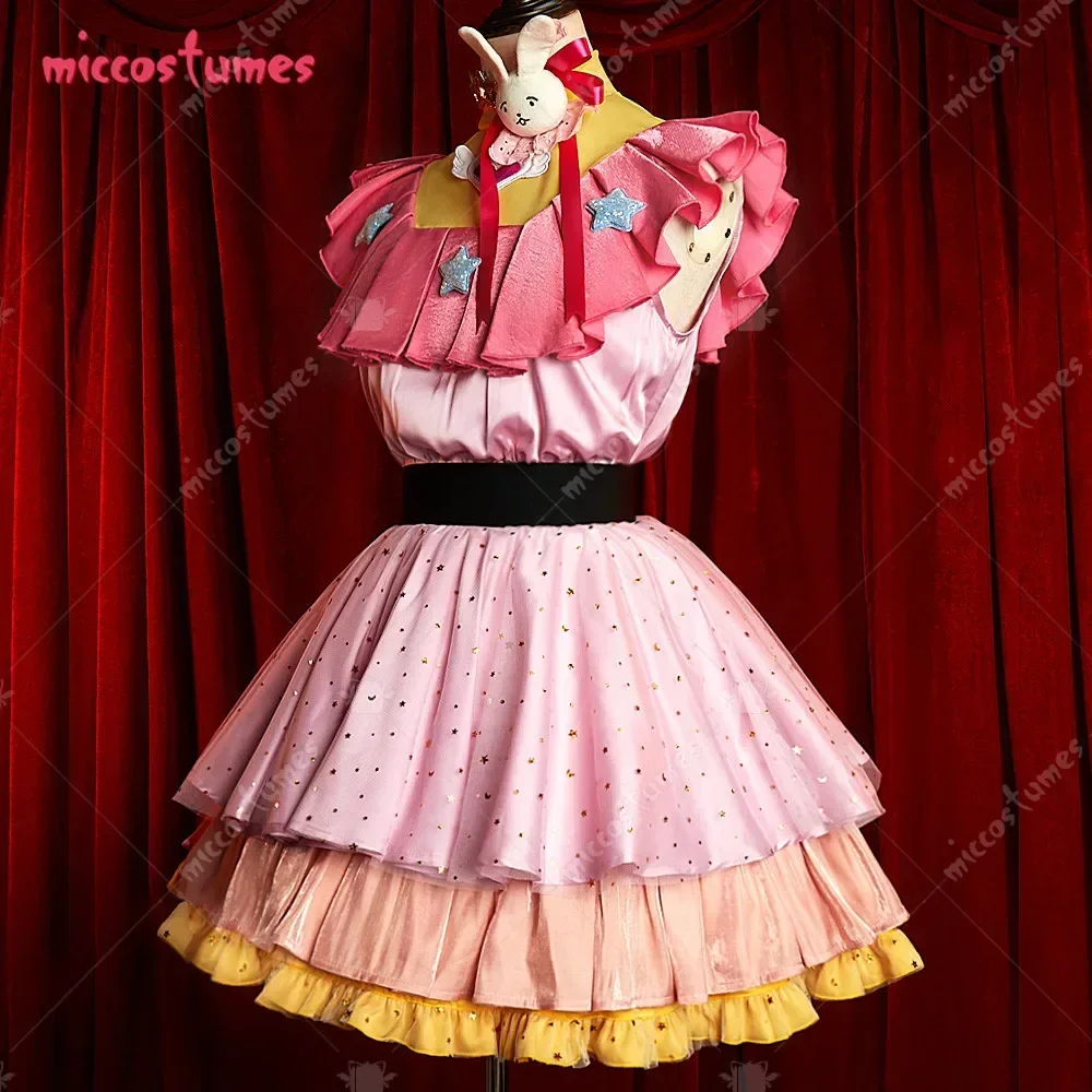 pink maid dress with cat ears Lolita Dress French Apron Maid Fancy Dress Women Cat Ear Costume ACcosplay, XS / Pink