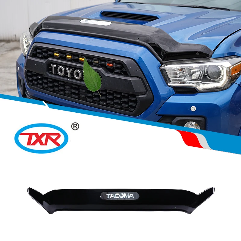 Exterior Accessories Black Color with LED Design Bonnet Guard  Wholesale Front Protector for Toyota Tacoma 2016-2023 - 2