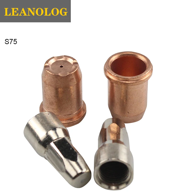 

Electrode PR0117 5pcs 1.0MM/1.2MM Nozzle PD0114 and 5pcs Per Lot for S75 Cutting Torch Plasma Cutting Consumables