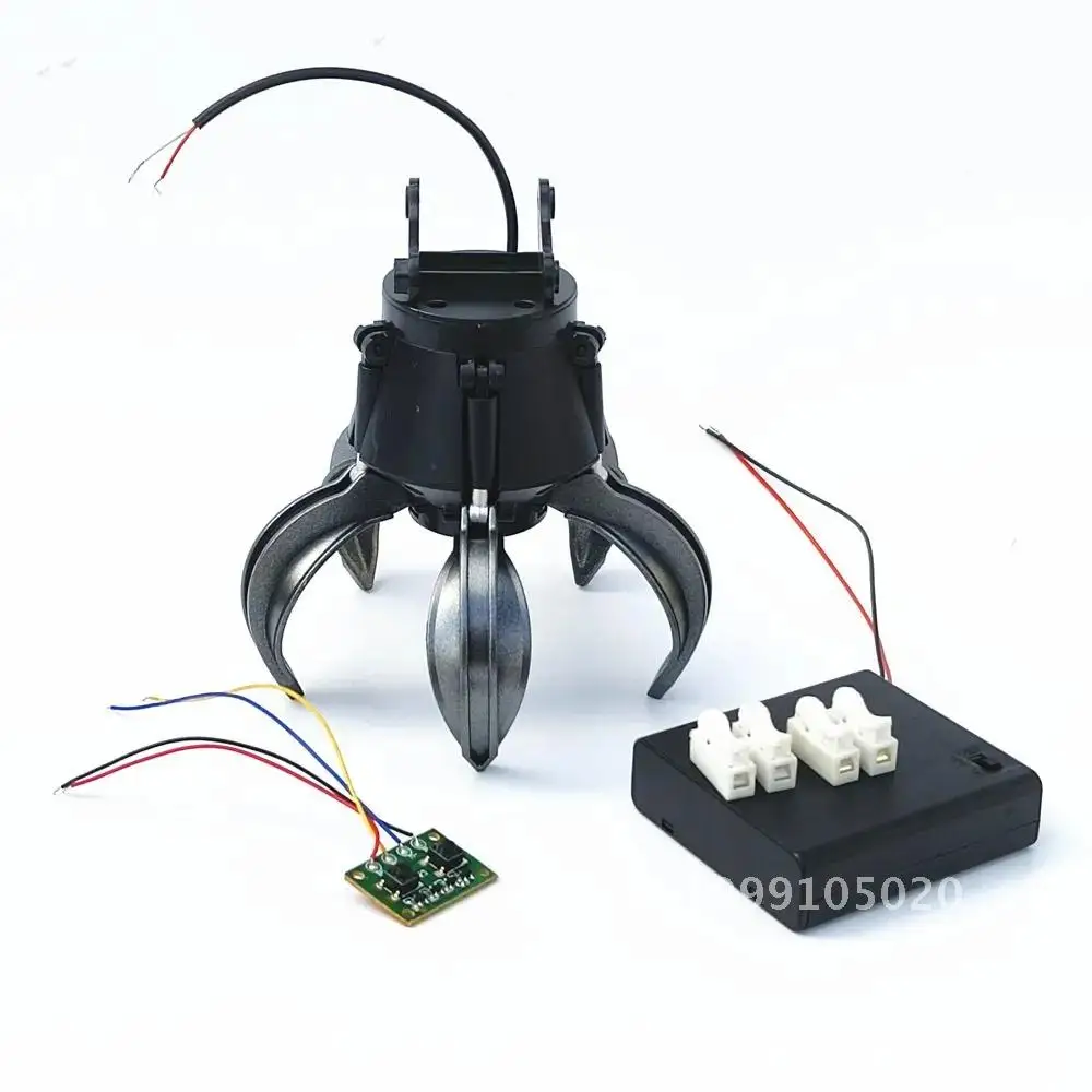 Manipulator Gripper Claw with Controller Plastic Ball Motor Programmable Robot UAV Arm for Clamp Toys DIY Gripper Excavator Kit