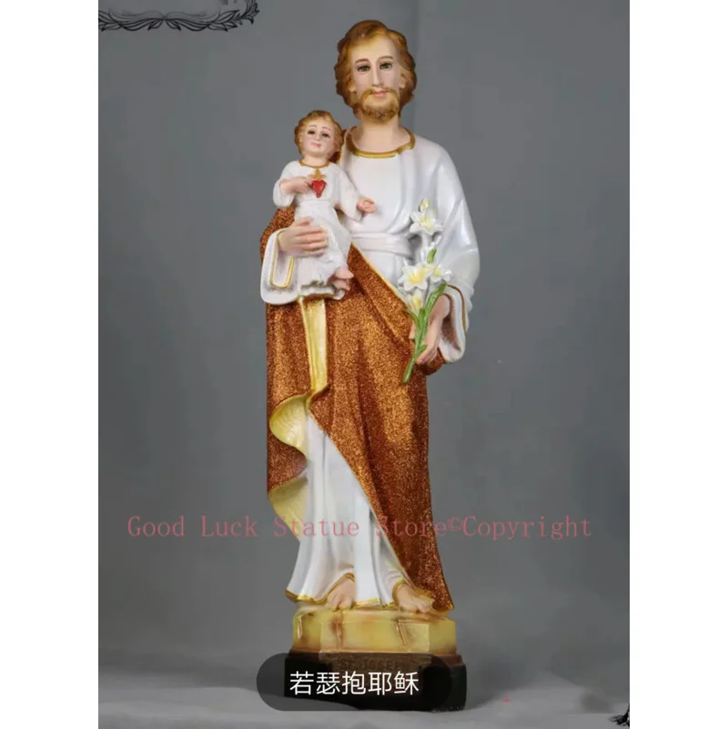 

50CM large wholesale Catholic Christian supplies home Church Religious Saint Joseph baby Christ Jesus praying Holy art statue