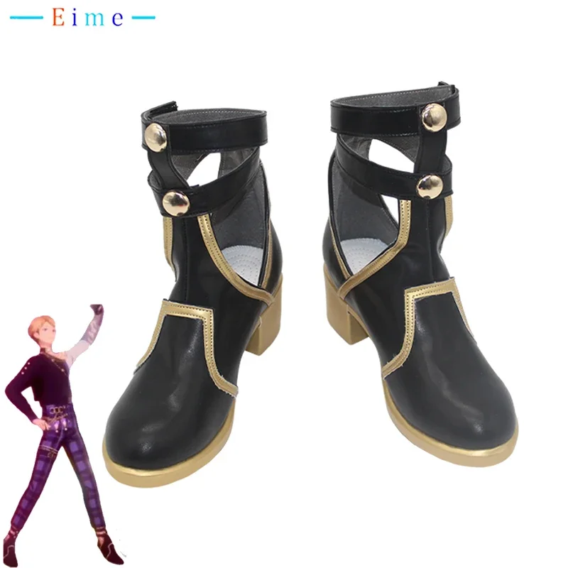 

Game Ensemble Stars Narukami arashi Cosplay Shoes PU Leather Shoes Halloween Carnival Boots Cosplay Prop Custom Made