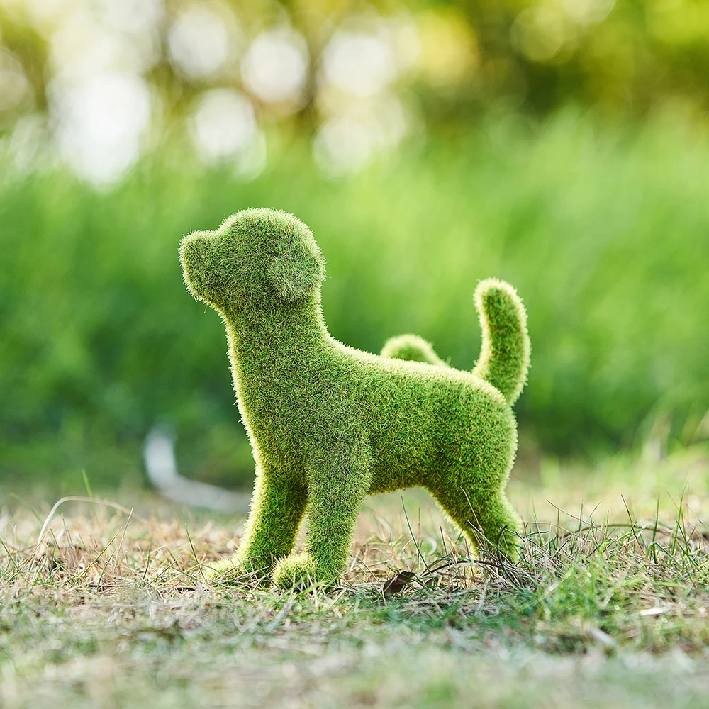 

Aesthetic Garden Decor Outdoor Accessories Kawaii Puppy Sculptures & Figurines Home Decor Resin Ornaments Lovely Animal Statue