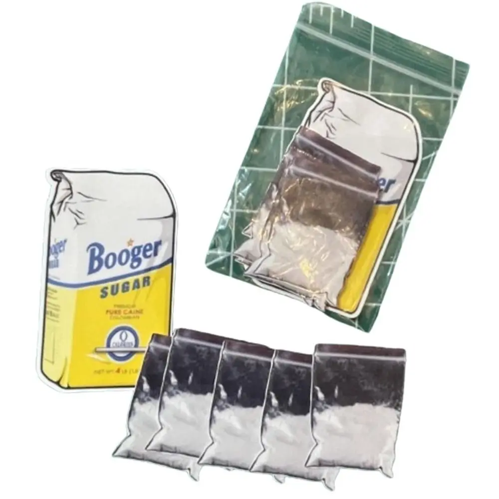 DIY prank stickers creative paper funny coke bag stickers scratch resistant little blow baggie joke adults