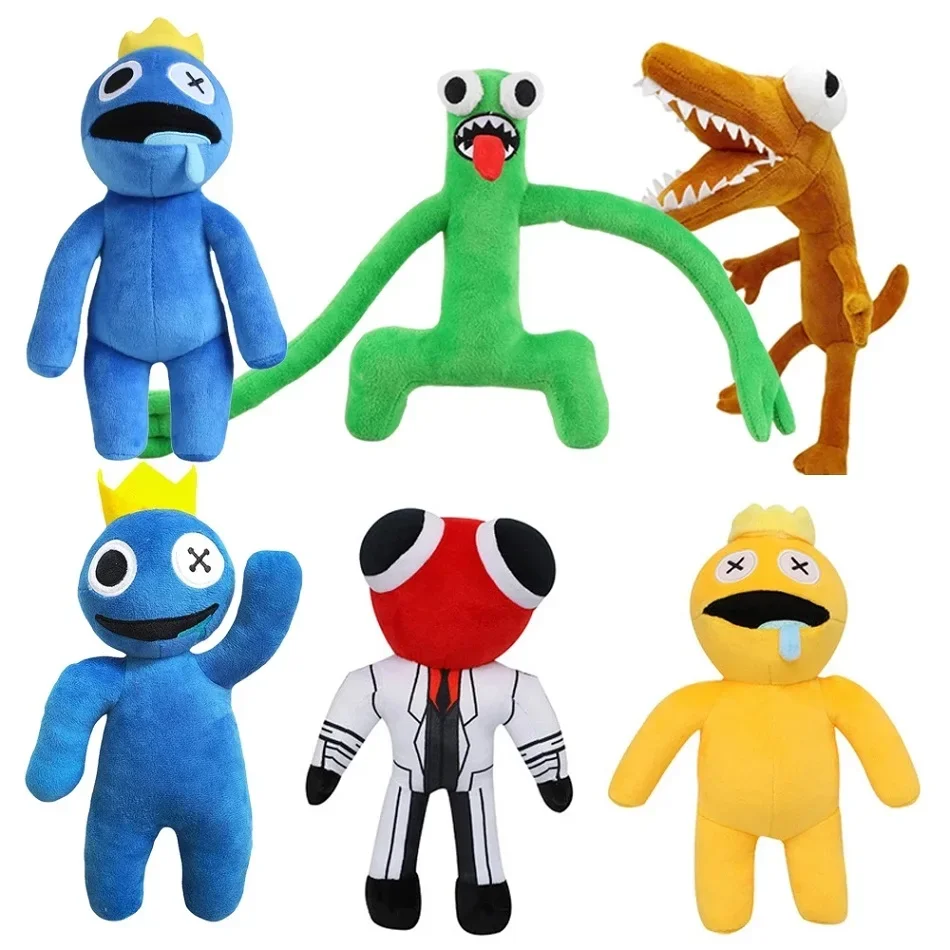 Rainbow Friended Kawaii Monster Plüschtier, gefüllte Puppe, Cartoon-Spiel, Puppe, Rollenspiel, Weihnachtsgeschenk für Kinder