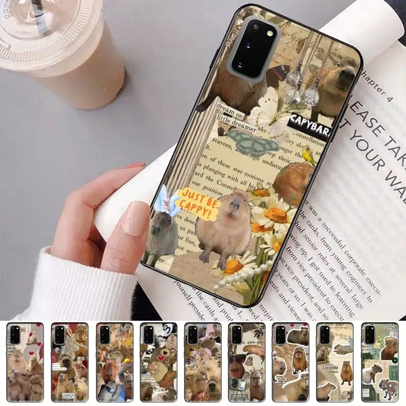 Custodia Per Telefono Capybara Creativa Per Samsung Galaxy S 20Lite S21 S21Ultra S20 S20Plus S21Plus 20Ultra