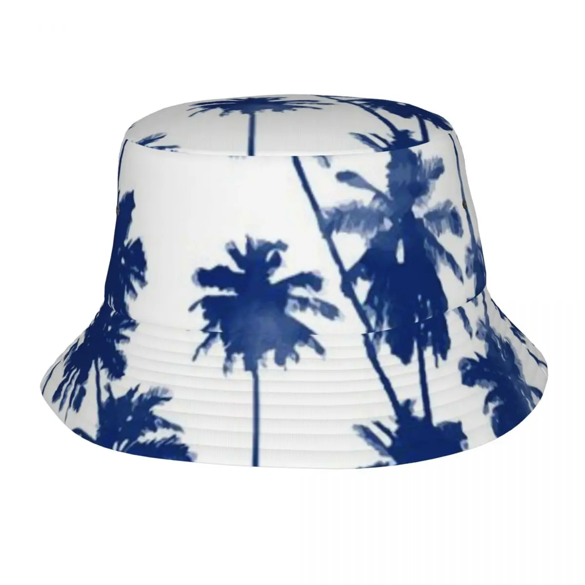 

Пляжная Панама унисекс с пальмами, Повседневная Панама от солнца, Кепка в стиле хип-хоп, для рыбаков