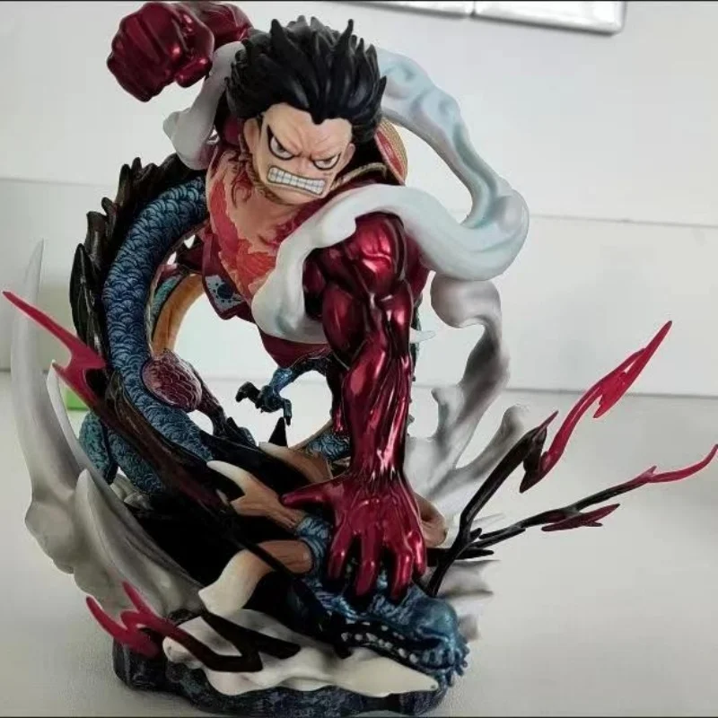 14cm One Piece Anime Figura Wano País Monkey D Luffy Vs Kaido Dragão Luta  Gk Luffy Pvc Tamanho Grande Figura de Ação Toy Model - AliExpress