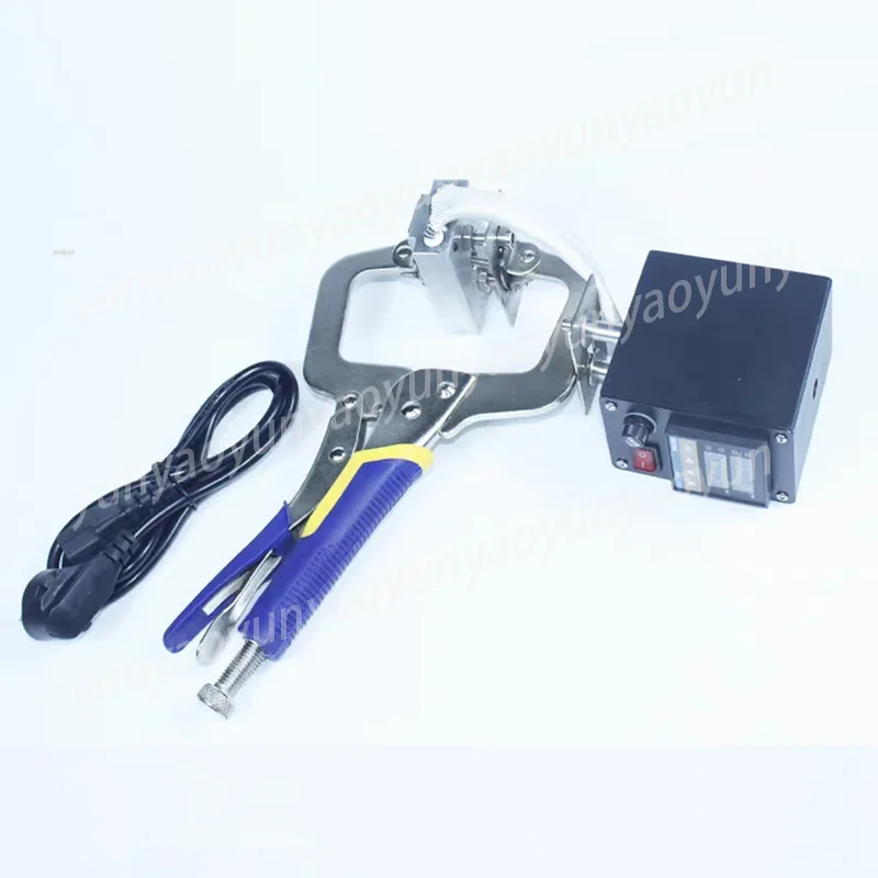 220V 500W 휴대용 핫 스탬핑 기계, 사이클 몰드 번호 변경 가능 엠보싱 도구 (가죽 로고 인쇄용)