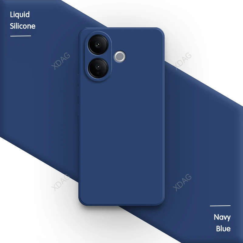 Premium Silicone Phone Case with Camera Protection – Fashionable High-Quality Back Cover