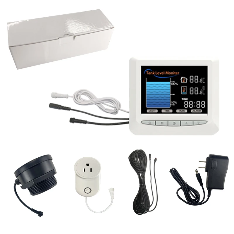 15M Wired Smart TLC-2103 Ultrasonic Water Level Sensor Water Pump Automatic Controller Transmitter water level switch liquid level sensor water pump controller