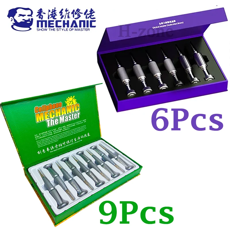 Набор высокопрочных прецизионных отверток Mechanic Corn Series, 9 шт., iShell series, 6 шт., инструменты для ремонта разборки IPhone, Android Набор высокопрочных прецизионных отверток Mechanic Corn Series, 9 шт., iShell series, 6 шт., инструменты для ремонта разборки IPhone, Android