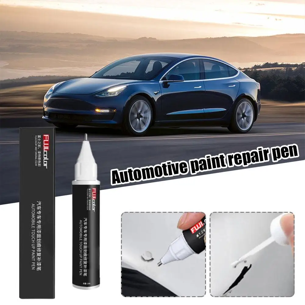 Stylos de peinture anti-rayures pour voiture, adaptés aux remplacements,  stylo de réparation de peinture de voiture modèle 3 X Y S, fixateur de  peinture noir et blanc, réparation de moyeu de roue - AliExpress