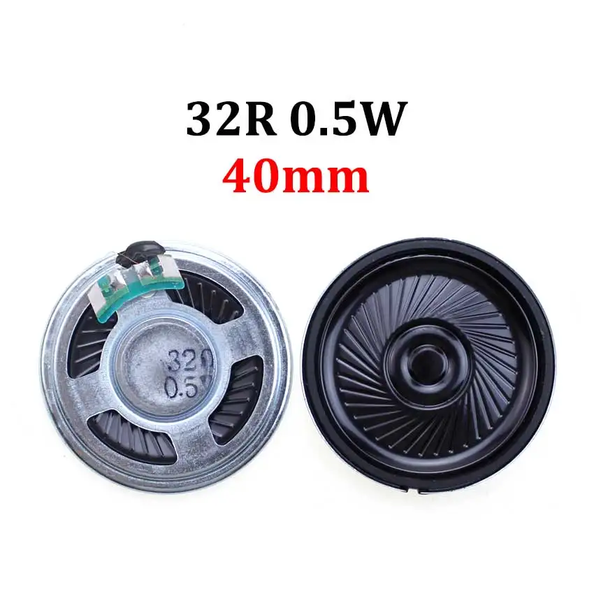 1pcs 8 32 Ohms 0.5W Ultra-thin Audio Speaker Diameter 20/23/26/28/30/32/36/40/45/50mm