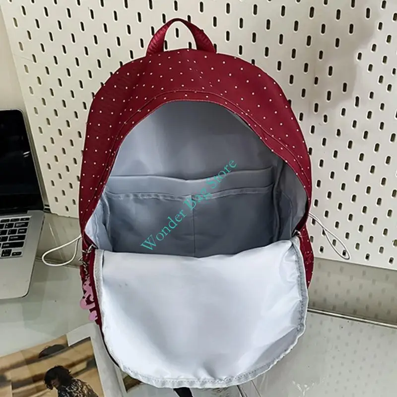Simple Lovely Piano Pattern Backpack Large Capacity Daypack College Middle School Bookbags Fashion Preppy Bag for Women Girls 5