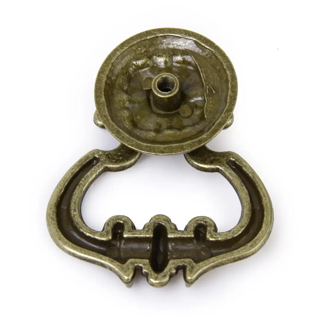 Antique Brass Cabinet Cupboard Drawer Door Pull Handles 55mm
