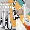 Kitchen Faucet Head Replacement Parts ABS Black Silver Tap Pull-out Shower Sprayer Nozzle Faucet Spouts Accessory 2