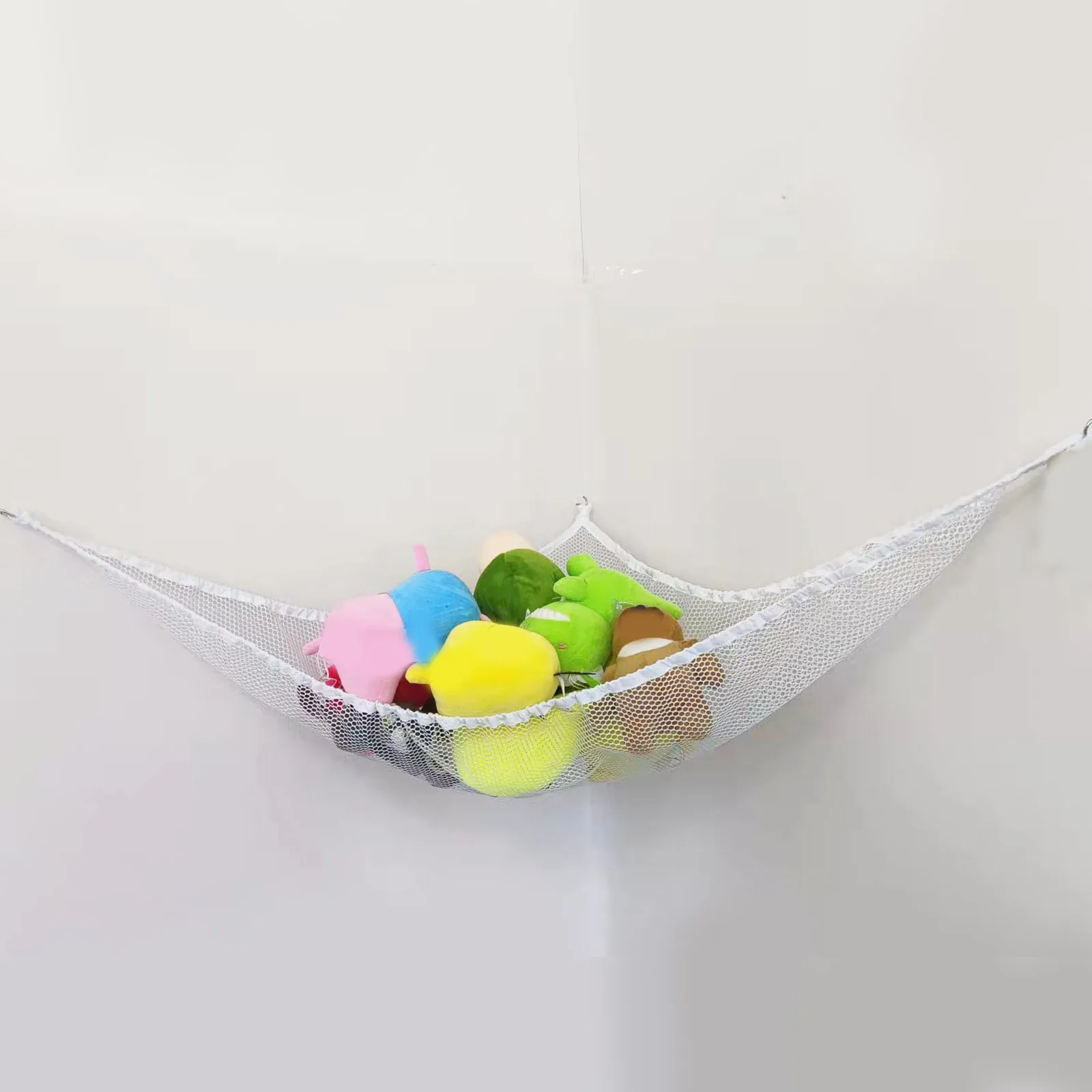 Large Toy Hammock Mesh Kids Bedroom Storage Nursery Teddy Bear Net Child Organizer Stuffed Towels Tidy Soft Storage Organizer 2