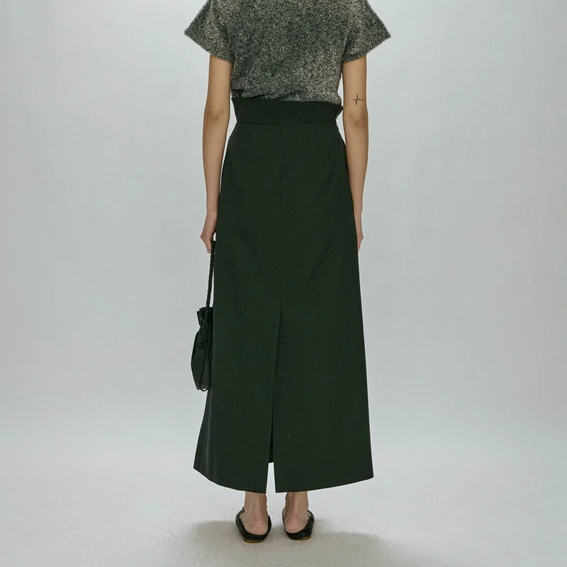 Women's Skirt, Niche Designer Irregular Skirt, High Waist A-line Slit Skirt, Casual Commuting,  2023 Spring New Women's Clothing