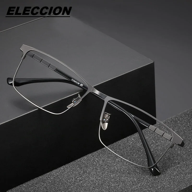 

ELECCION B Titanium Prescription Glasses Frame for Men 2024 New Gentleman Full Rim Frame Eyewear Male Optical Eyeglass Frames
