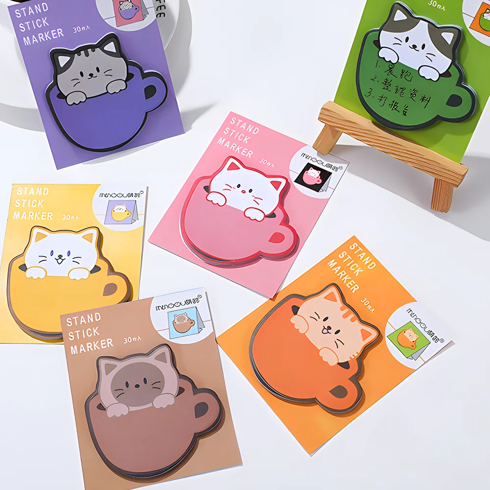 Kawaii Sticky Notes - Cute Journaling Memo Pads for To-Do Lists and Planning
