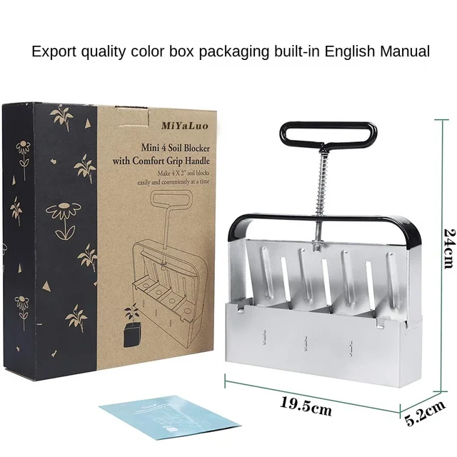 Amazon Kézi Talajblokk -Gyártó Talaj Blokkoló Kerti Szerszám Vetési Szerszámkert - Image 6
